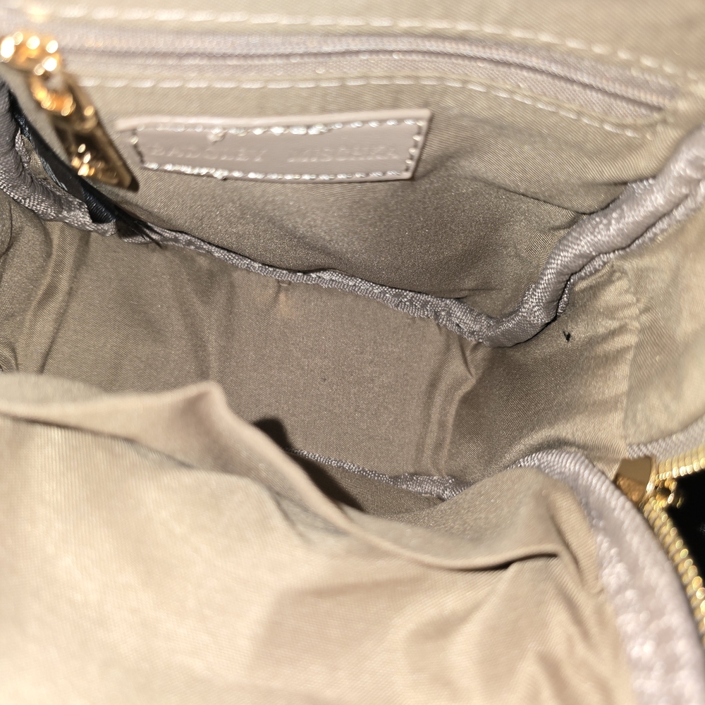 Elegant Taupe Quilted Backpack - Picture 8 of 9